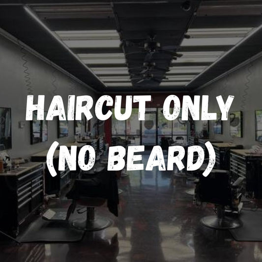 HAIRCUT ONLY (No Beard)